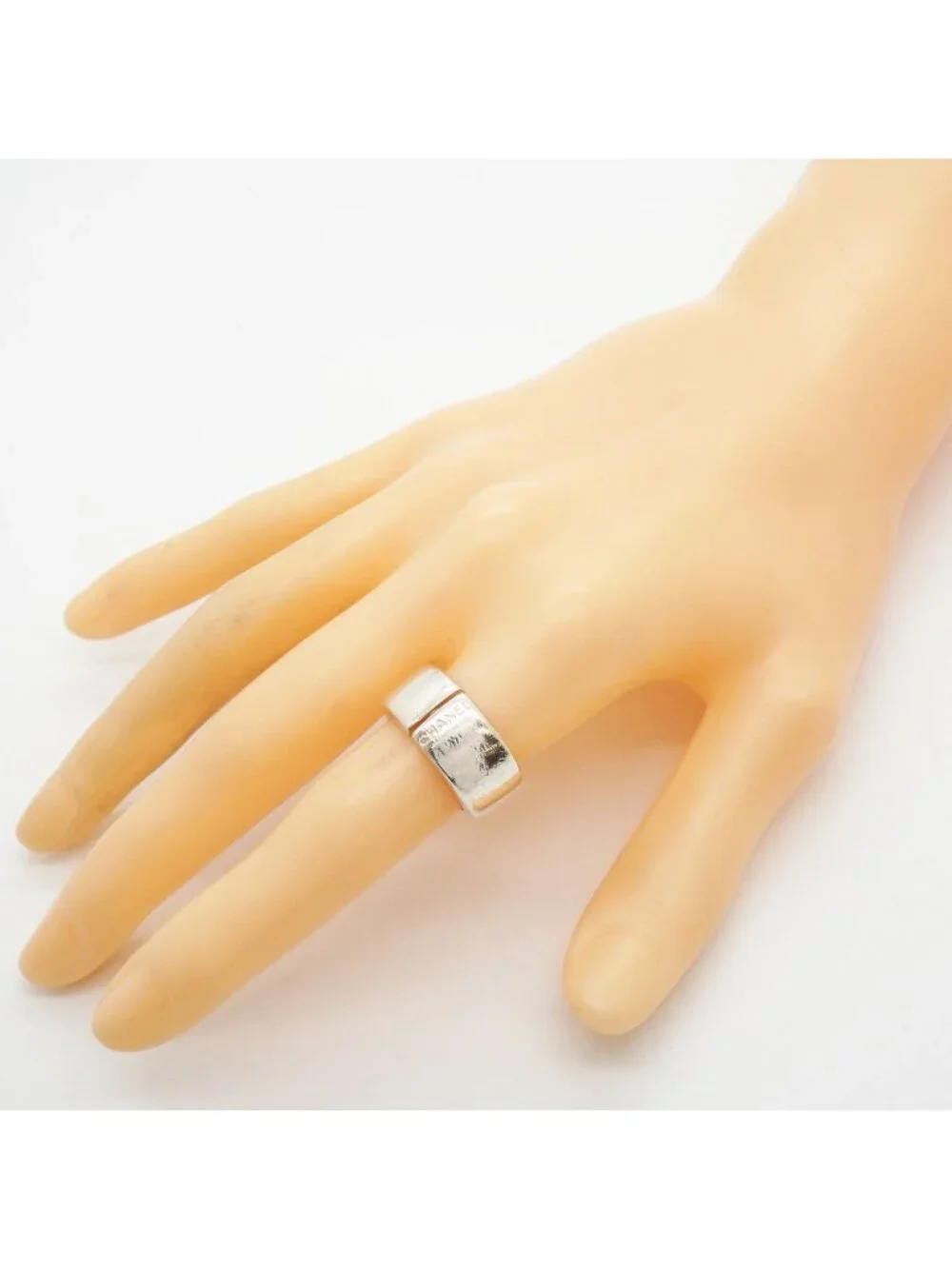 Chanel Ring Logo 925 Sterling Silver